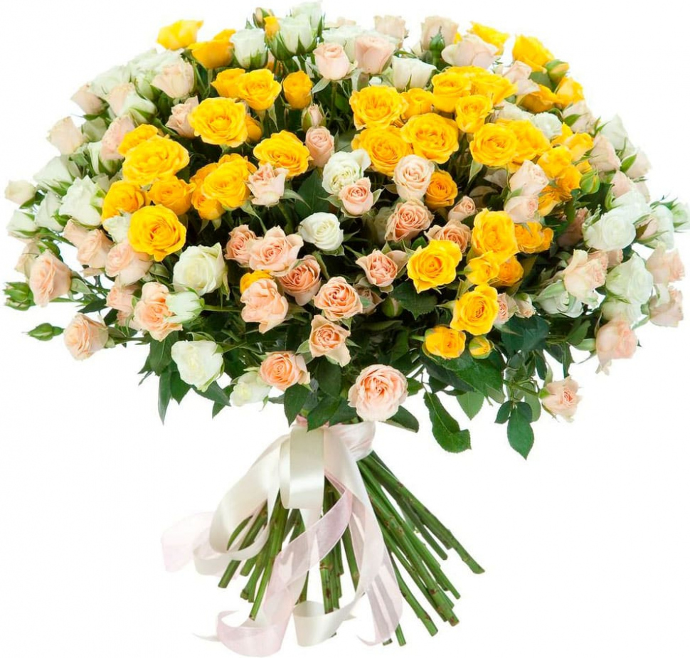 Кустовые розы Микс № 1 Кустовые розы Микс № 1